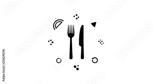 Cuadro en lienzo A Plain White Background It Appears To Be A Simple Minimalistic Image With Patte