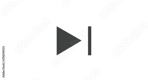 Black play button icon design.