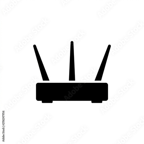 Obraz na płótnie wireless router vector illustration