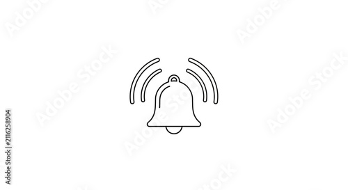 Фотография Alarm Bell Notification Icon Signal.
