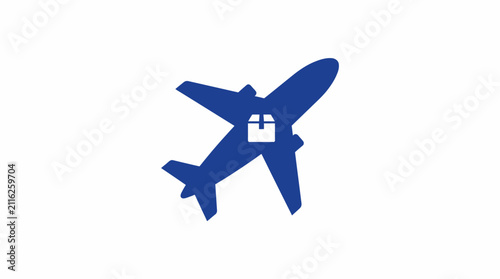 Foto Airplane with padlock on door.