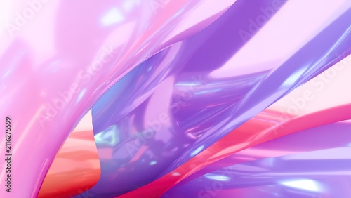Smooth colorful abstract surfaces with fluid motion.