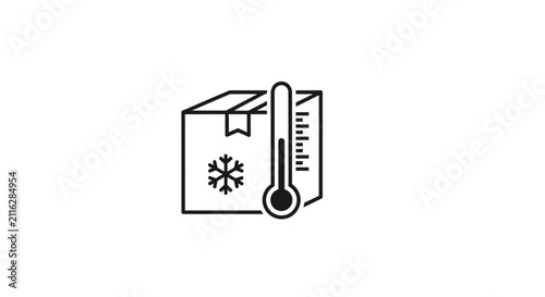 Obraz na płótnie Refrigerator Freezer Temperature Control Panel.