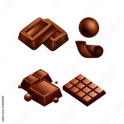 Foto Delicious chocolate treats and bars for sweet indulgence transparent background