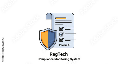 RegTech Compliance Monitoring System Logo.