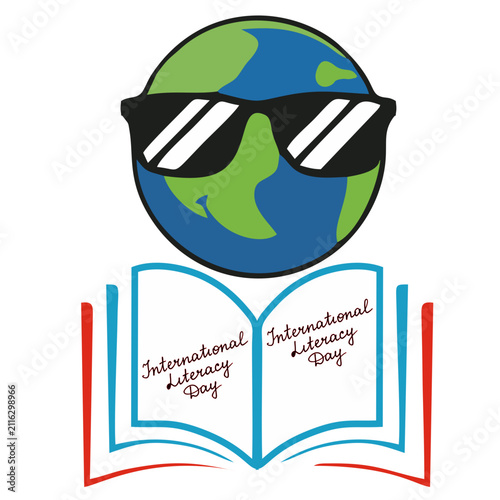 Obraz na plátne International Literacy Day is an annual global observance that highlights the importance of literacy as a human right, promotes lifelong learning, and addresses the challenges of illiteracy