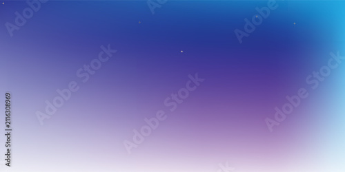 Abstract Blue Purple Gradient Background with Minimal Star Elements