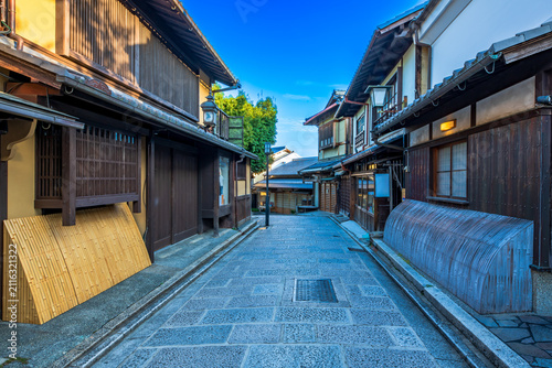 京都　東山の町並み