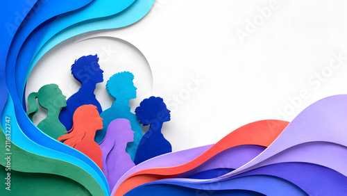 Happy International Youth Day 2026 Modern Abstract Typography Poster
