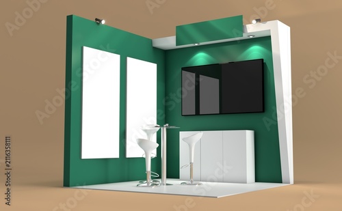 Canvastavla Trade stand mockup