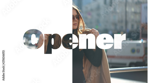 Fast & Clean Animated Slideshow Opener Template