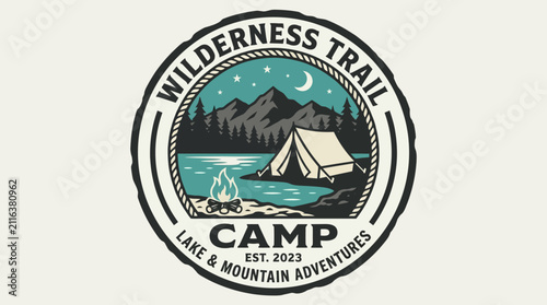 Wilderness Trail Camp Lake Mountain Adventures Logo.
