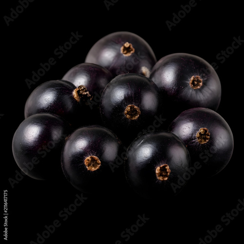 Fresh blackcurrant berries,...