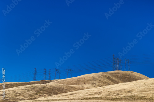Pieito Hills in the San Joaquin Valley, California, USA