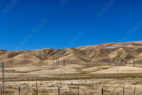 Pieito Hills in the San Joaquin Valley, California, USA