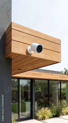 Obraz na płótnie Outdoor smart camera modern over