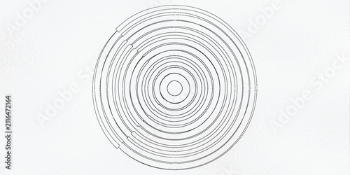 Obraz na płótnie Geometric radial element