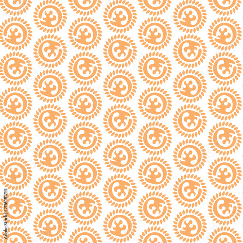 Tropical Summer Pattern Handdrawn 