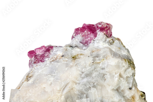 фотографія Natural ruby gemstone crystals showcase vibrant red corundum stones with raw mineral texture, perfect for luxury jewelry designs and precious gem collections