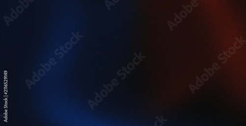 Quadro su tela Abstract blend of deep blue and fiery red hues