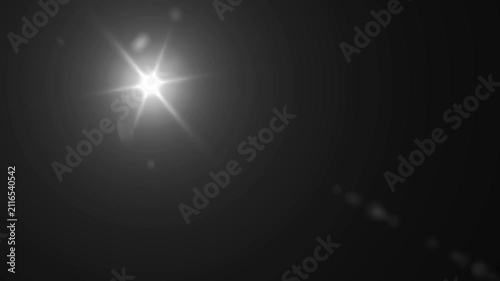 shine light lens flares flickering animation overlays. 