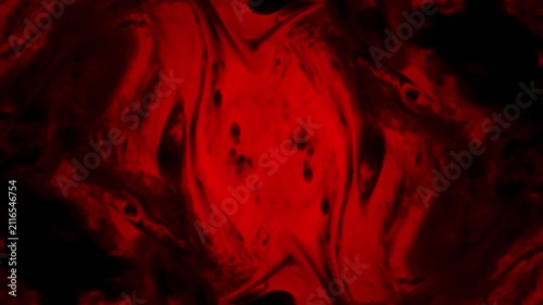 red cosmic acid psychedelic abstract background swirl wave morphing Intro overlay vj template mist flow