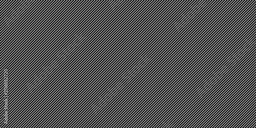 Konstfotografi Seamless line slash pattern strip with bold diagonal stripes modern monochrome geometric vector background with strong parallel strokes abstract linework texture