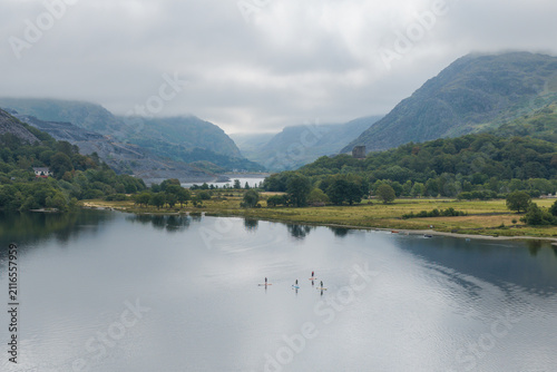 Bild auf Leinwand Llyn Padarn In Snowdonia, North Wales