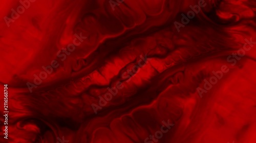 red cosmic acid psychedelic abstract background swirl wave morphing Intro overlay vj template mist flow