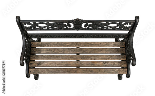 Quadro su tela Ornate park bench png Rustic garden bench png Weathered outdoor bench png Classi