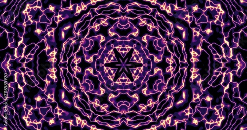 Cuadro en lienzo abstract seamless pattern , Luxury Magma Plasma Abstract Kaleidoscopic Backgroun