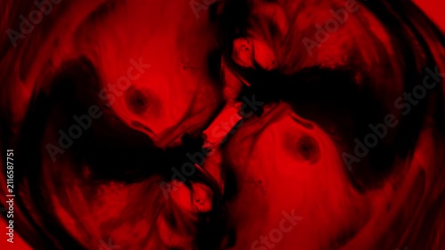 red cosmic acid psychedelic abstract background swirl wave morphing Intro overlay vj template mist flow