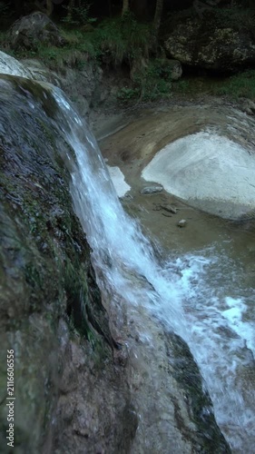 Fresh water source waterfall - Clean fresh water from the mountains