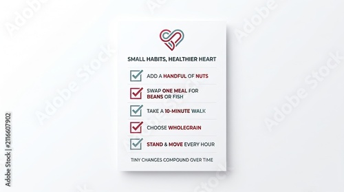 Small habits for healthier cholesterol
