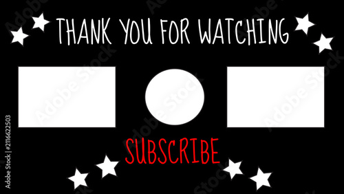 Classic YouTube Outro Graphic