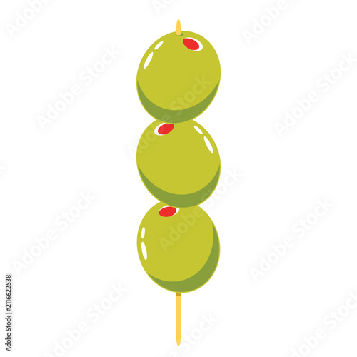Olive vector. Olive on white background. wallpaper. free space for text. copy space.