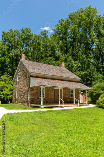 The historic Princeton Friends Meeting House, also known as the Stony Brook Meetinghouse, was originally built in 1726 and rebuilt in 1760. The colonial-era Quaker meeting house 