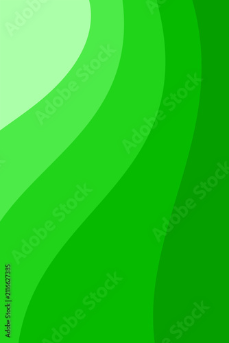 Eco friendly green abstract curve wave background design