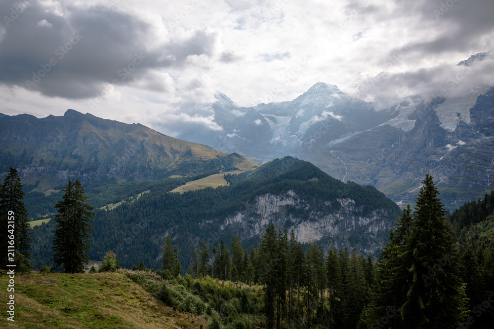 Obraz premium Scenic views from rural parts of Switzerland