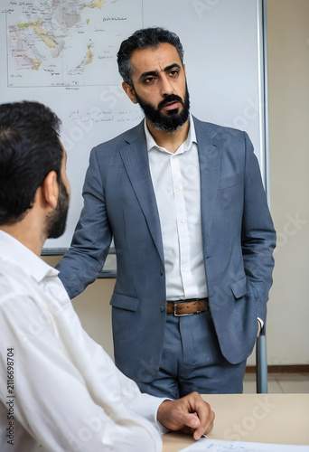 Middle eastern businessman ...