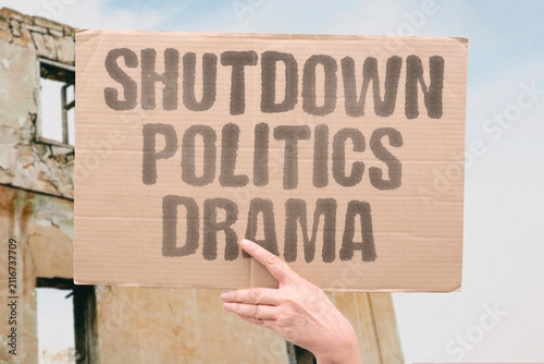 фотографія "Shutdown Politics Drama" The funding fight is a high-stakes political showdown