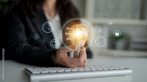 фотографія Business innovation and research for process automation
