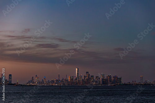 Manhattan view at sunset 2