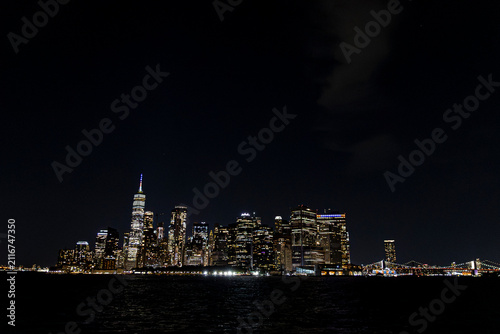 Manhattan view at night