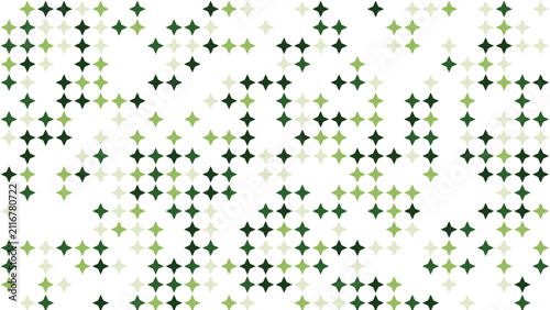 Abstract pattern of green plus signs on white background
