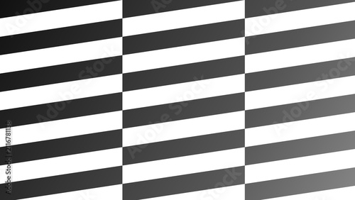 Bild auf Leinwand Abstract Geometric Pattern with Black and White Diagonal Stripes
