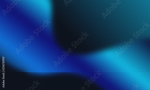 Abstract blue gradient background with grainy texture