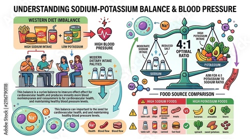 Understanding sodium potassium balance and blood pressure health