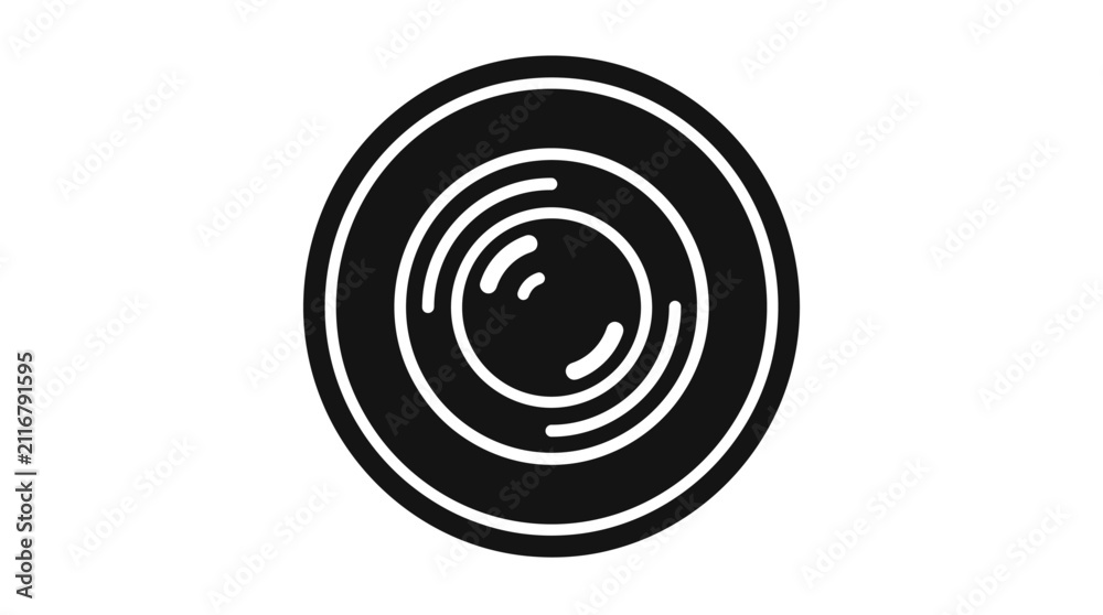 Naklejka premium Minimalist Vector Graphic S35 (60)