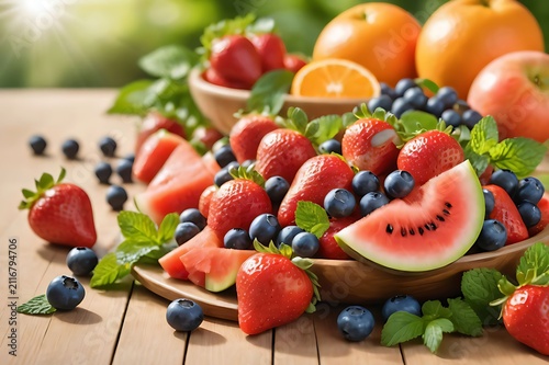 fresh fruit salad